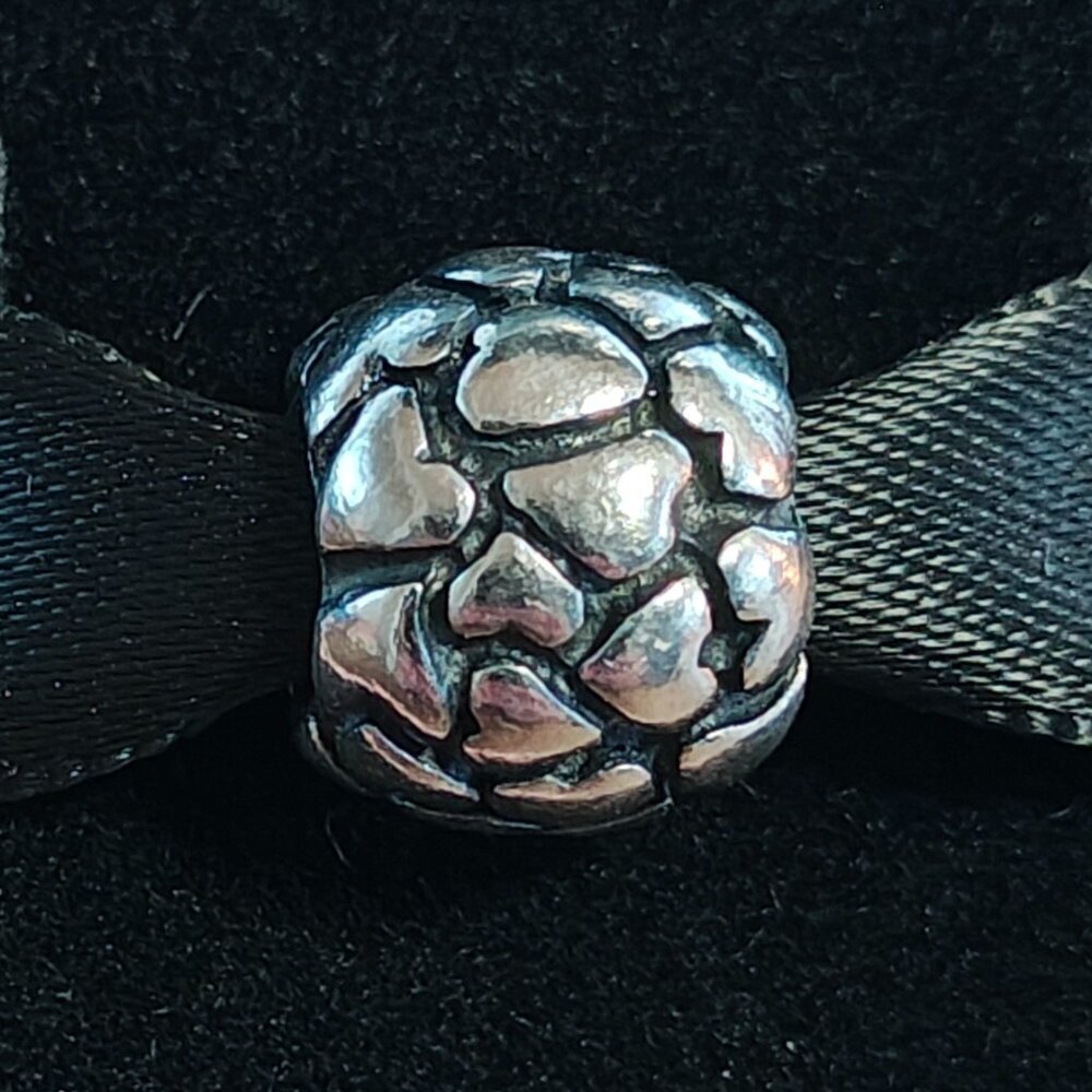 Authentic Pandora Lotsa Love Heart Charm 790174 Sterling Silver